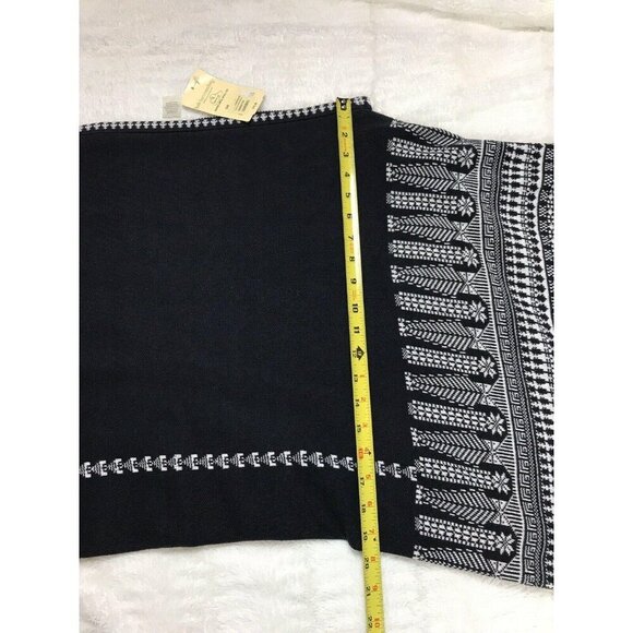 NEW Soft Surroundings Sedona Shrug Womens Small Medium Poncho Fringe NWT Sweater - Picture 6 of 8